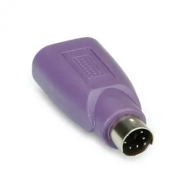 Adaptador de Teclado PS/2 - USB VALUE, Violeta (12.99.1073)