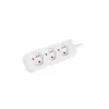LANBERG PS0-03E-0300-W 3M Branco 3X 230V Extensão elétrica em cobre maciço