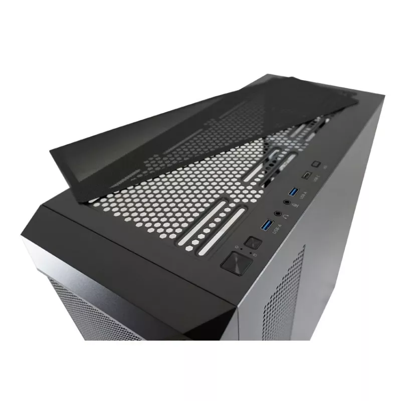 Caixa de computador LC-Power Gaming 804B Midi Tower preta
