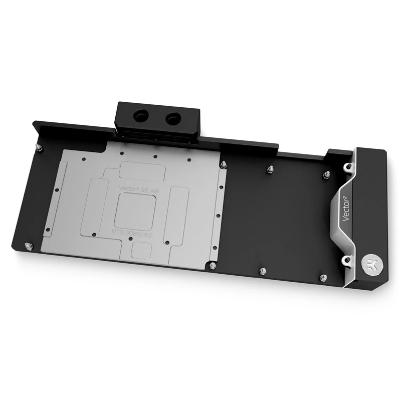 Bloco de água EK Water Blocks Acetal Níquel Preto 41mm