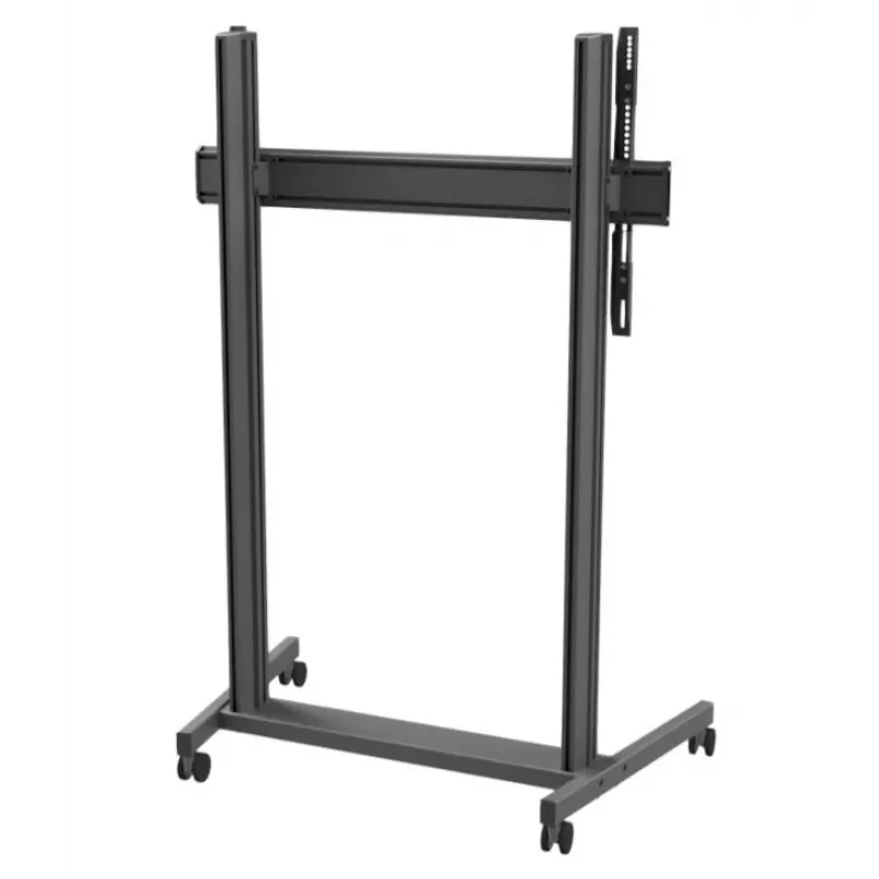 Carrinho de videoconferência EDBAK TRE200 LFD para monitor, suporte móvel para ecrãs planos grandes