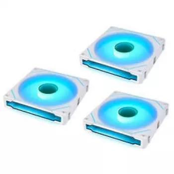 Ventoinha para caixa Lian Li UNI FAN SL-INF 140 ARGB Reverse Blade PWM - branco, pack de 3