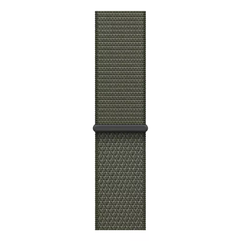 Bracelete Apple MFF74ZM/A verde nylon compatível com smartwatch
