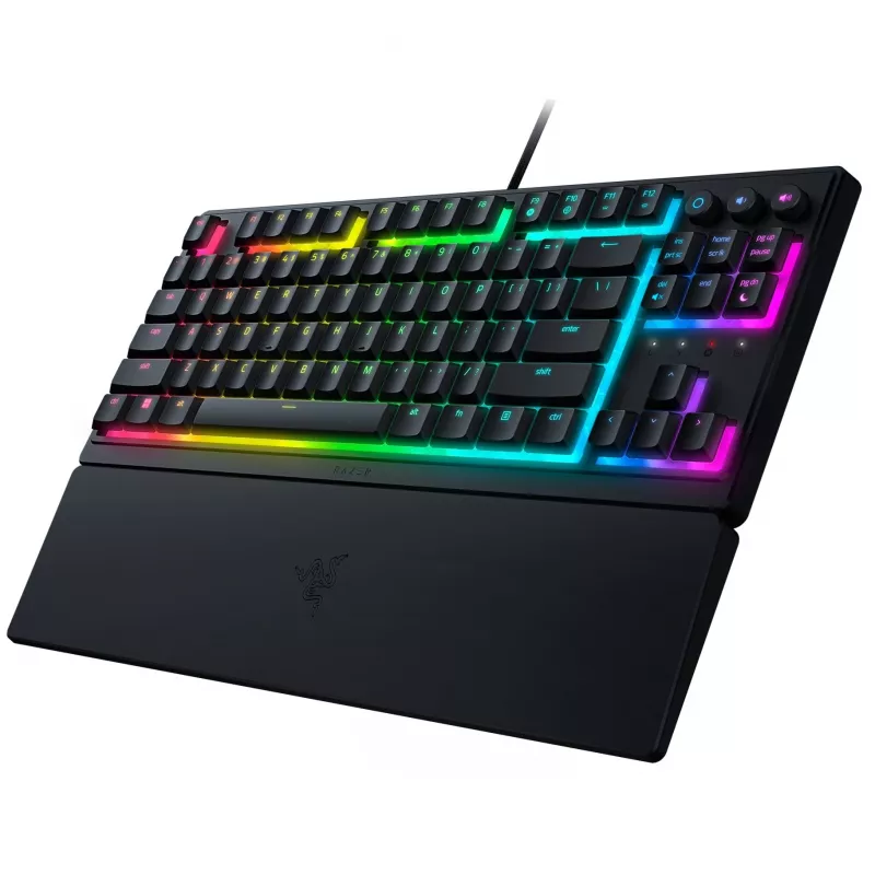 Teclado Gaming Razer Ornata V3 Tenkeyless USB QWERTZ Alemão Preto