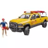 Veículo de resgate de brinquedo com figura BRUDER 02506 — plástico ABS, idade recomendada 4+