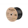 Cabo de rede LANBERG Cat5e U/UTP LCU5-21CU-0305-BK, 305 m, 24 AWG, bainha PVC, preto