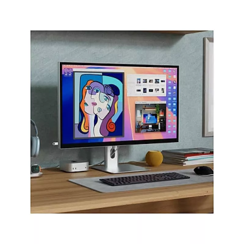 Monitor dock Alogic ASPEKT Touch 32 UHD Matt apenas prateado