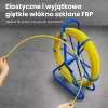 Vareta de puxar cabos Extralink Pilot 6mm 200m fibra de vidro FRP amarelo