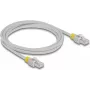 Cabo de rede DeLOCK RJ45 Cat.6A S/FTP 2 m cinzento