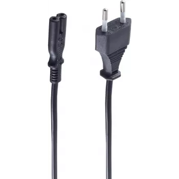 Cabo de alimentação ShiverPeaks BS60002-2 preto 2 m
