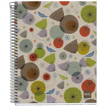 Bloco universitário MIQUELRIUS Eco Design 4 pautado DIN A5 com margem interior (A296399)