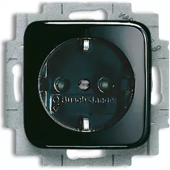 BUSCH JAEGER 2013-0-4706 - CEE 7/3 - 2P+E - preto - 250 V - 16 A - 71 mm