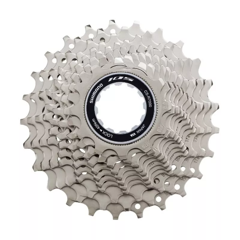 Cassete de bicicleta Shimano CS-R7000 aço 284 g