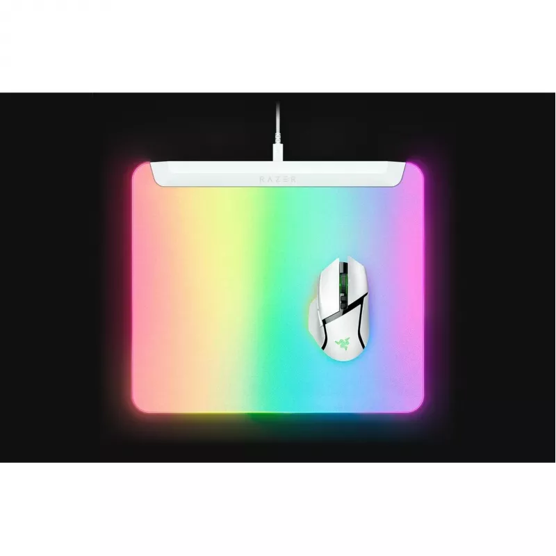 Razer Firefly V2 Pro - Tapete de rato - RGB totalmente iluminado, gaming - branco (RZ02-04920200-R3M1)