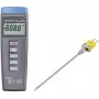 VOLTCRAFT K101 + TP 203 Termómetro -200 a +1370 °C sensor tipo K