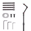 Suporte de microfone MACLEAN MC-337 ajustável em altura 626–1694 mm, capacidade de carga 1 kg