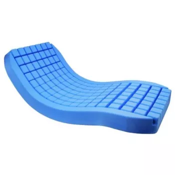 Colchão antiescaras de reabilitação Polyplot, 90 x 200 x 14 cm, azul