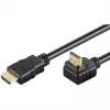 Goobay 61296 - Cabo HDMI High Speed com Ethernet ficha angular 4Ka60Hz 2.0 - Cabo - Digital/Display/Vídeo