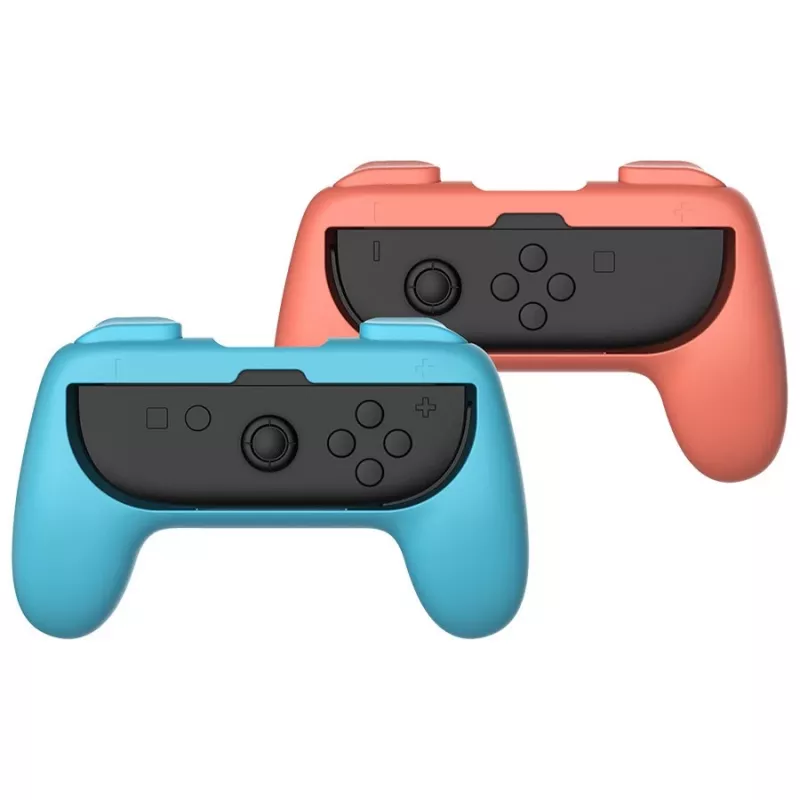 Pega para comando Subsonic Joy-Cons pega confortável Switch e Switch 2 rosa turquesa