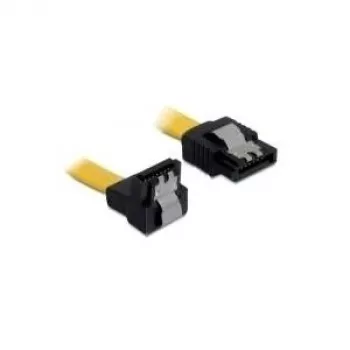 Cabo SATA macho/macho DeLOCK 0,1 m amarelo