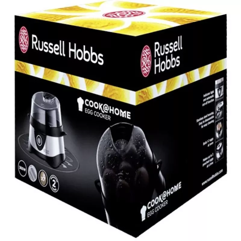 Russell Hobbs máquina de cozer ovos Cook At Home Stylo aço inoxidável 14048-56 1404856 (14048-56)