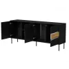 Cómoda Cama INSERTO 3D1W 190x40x80 preta + LED
