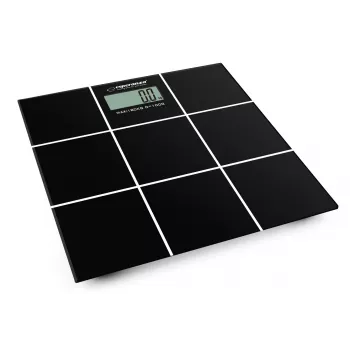 Balança de pessoas Esperanza EBS004 - eletrónica, 180 kg, vidro preto
