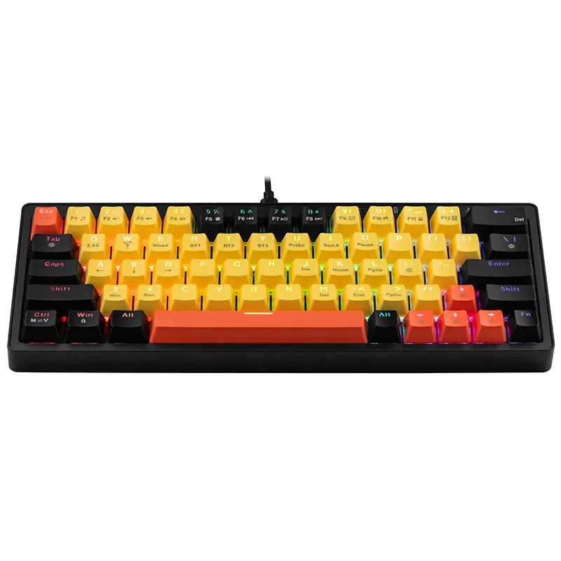 Teclado mecânico Tracer Gamezone EVO2 Hot Swap 63 (amarelo)
