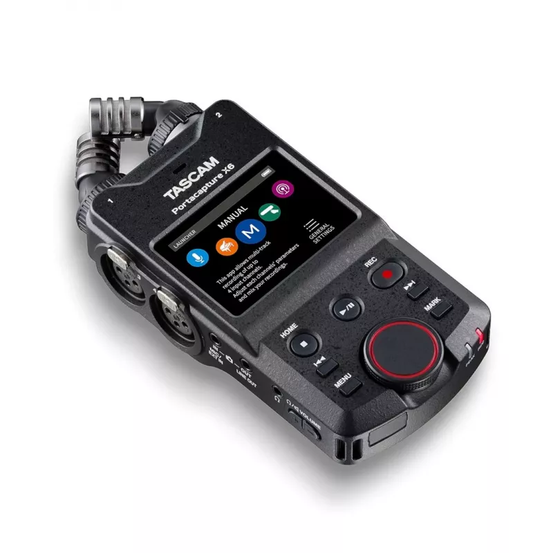 Tascam Portacapture X6 - gravador multipista portátil de alta resolução