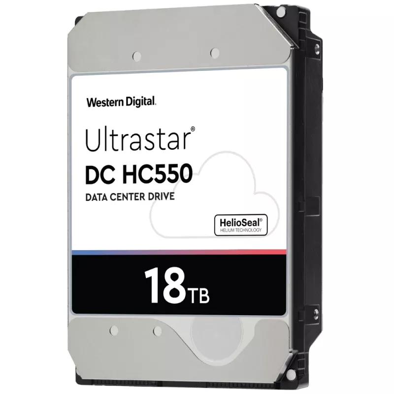 Disco rígido Western Digital 18 TB 3,5 polegadas Serial ATA III Ultrastar DC HC550