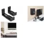 LogiLink Suporte de parede para soundbar para largura 9-15,4 cm Preto - Acessório TFT/LCD-TV (BP0209)