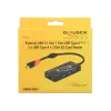 Hub USB DeLOCK USB 3.0 Type-C 3 portas