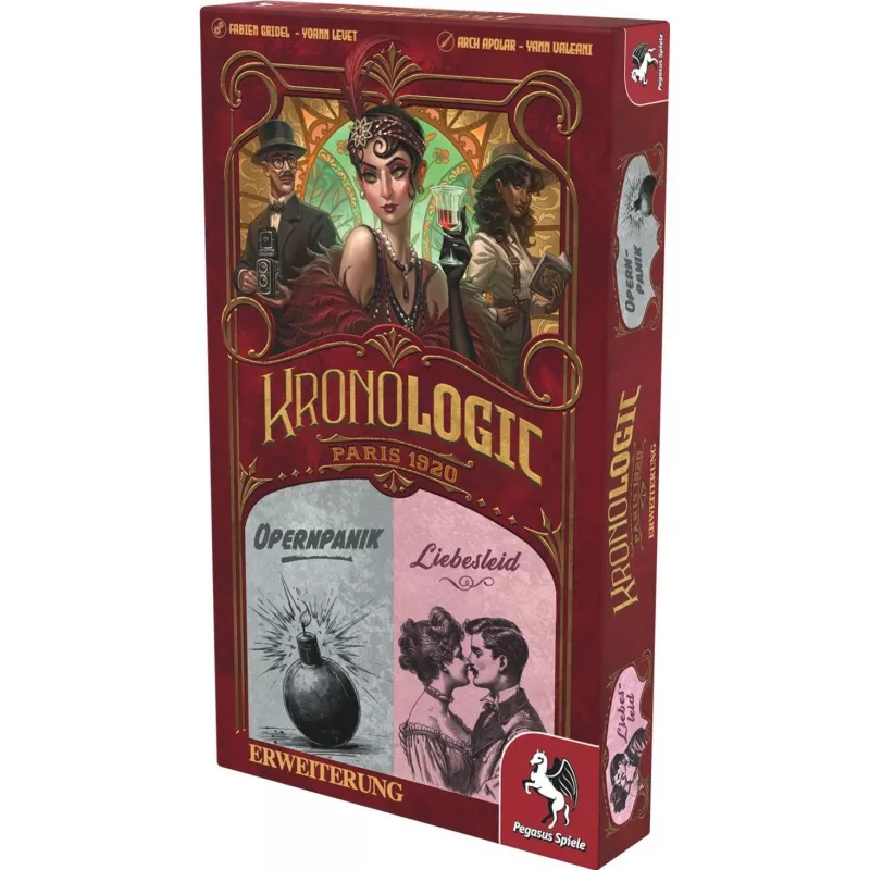 Kronologic - Paris1920: Liebesleid & Opernpanik, expansão de jogo de tabuleiro