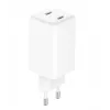 GRATEQ OLOS carregador de parede PD/PPS, 2x USB-C, GaN, 65 W