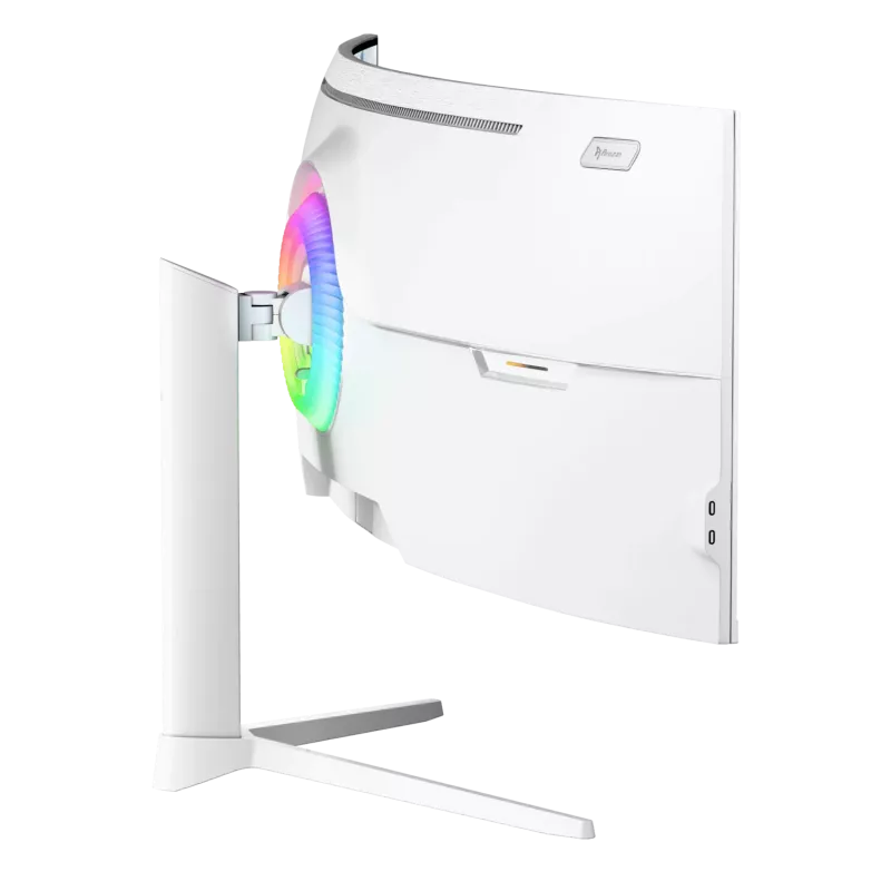 Monitor curvo Arozzi Nova 49 polegadas (124,5 cm) Dual QHD 5120×1440 LED VA, 32:9, 4 ms, hub USB, altifalantes, branco