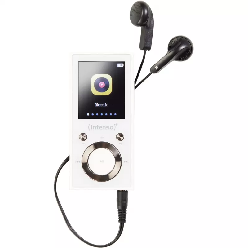 LEITOR MP3 16GB BRANCO/3717472 INTENSO