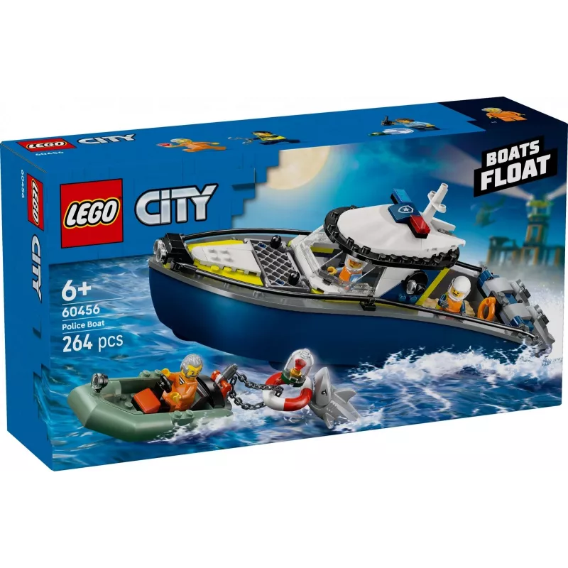 LEGO CITY 60456 Perseguição ao barco da polícia