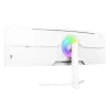 Monitor curvo Arozzi Nova 49 polegadas (124,5 cm) Dual QHD 5120×1440 LED VA, 32:9, 4 ms, hub USB, altifalantes, branco
