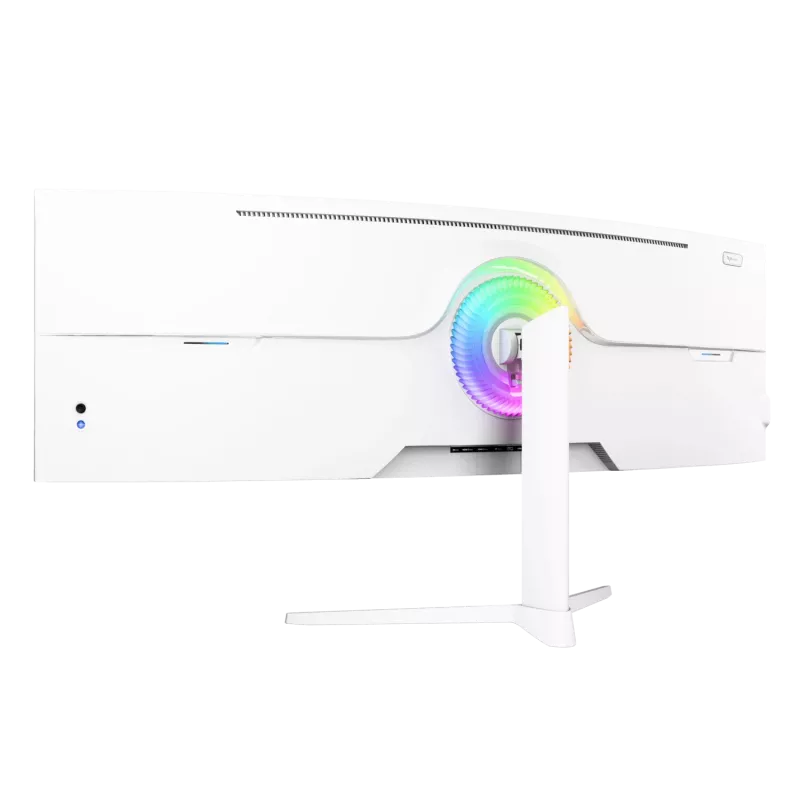 Monitor curvo Arozzi Nova 49 polegadas (124,5 cm) Dual QHD 5120×1440 LED VA, 32:9, 4 ms, hub USB, altifalantes, branco