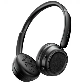 Auscultadores Bluetooth 5.3 Usams SR01 ANC preto