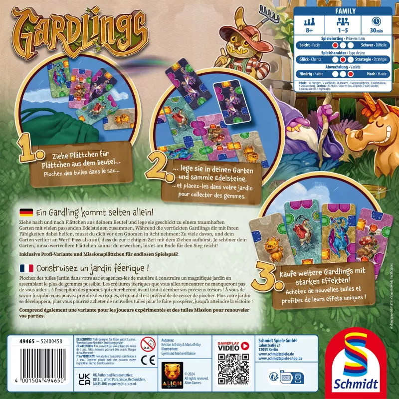 Gardlings, jogo de tabuleiro