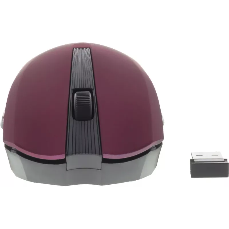 Rato ótico simétrico sem fios 2,4 GHz, 3 botões, Violeta