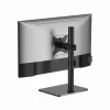 Suporte de secretária para monitor GEMBIRD MS-D1ST-03 totalmente articulado para ecrãs de 17–32 polegadas, aço, preto, VESA 75x75–100x100, 9 kg