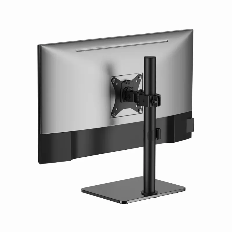 Suporte de secretária para monitor GEMBIRD MS-D1ST-03 totalmente articulado para ecrãs de 17–32 polegadas, aço, preto, VESA 75x75–100x100, 9 kg
