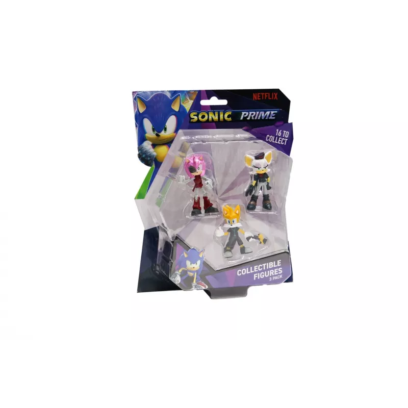 SONIC PRIME - Conjunto de 5 figuras variadas