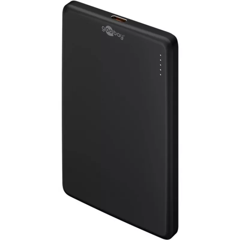 Powerbank sem fios magnética Goobay | 70182 | 5000 mAh | USB-C | Preto