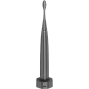 Escova de dentes sem fios, cinzento, 3 cabeças de escova, 1400mAh, funções: suave, limpeza, massagem, branco, sweep