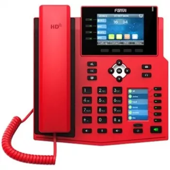 Telefone IP Fanvil X5U-R vermelho V2