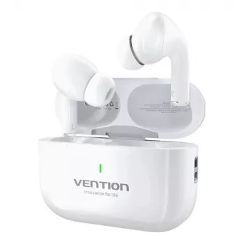 Headset Vention Echo Lite E11 True Wireless Stereo (TWS), Bluetooth, Open-Ear, alcance de 10 m, USB-C, branco