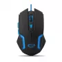Esperanza MX205 FIGHTER - Rato - USB - azul - rato - ótico - 6 botões - preto